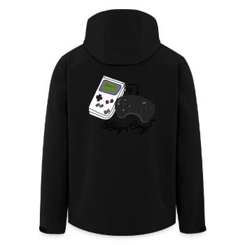 Gamer Videospiele Spiel Junge Aussenseiter Joystick - Recycelte Männer Softshell-Jacke von Stanley/Stella - Schwarz - Hinten - AI Model Male 185 light (185cm)