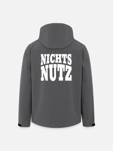 Nichtsnutz - Recycelte Männer Softshell-Jacke von Stanley/Stella - Schwarz