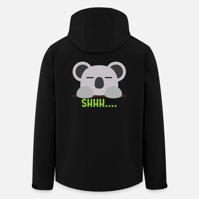 Koala 03 - Veste softshell homme en polyester recyclé Stanley/Stella - noir