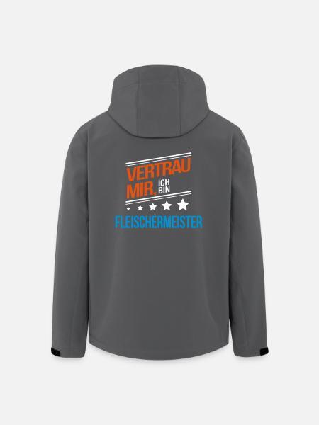 Fleischermeister Beruf Geschenk - Recycelte Männer Softshell-Jacke von Stanley/Stella - Schwarz