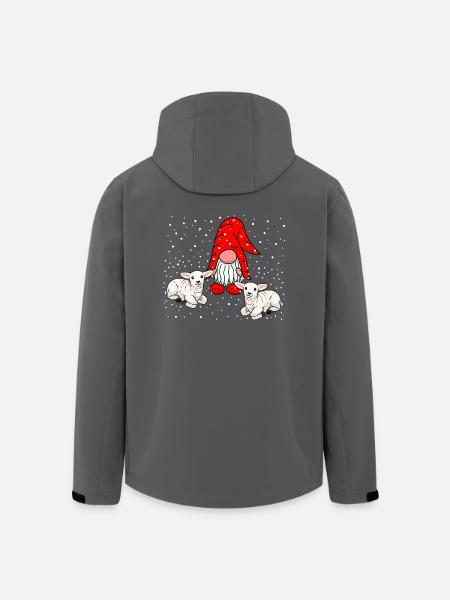 Weihnachten Zwerge Wichtel Märchen Nikolaus Xmas - Recycelte Männer Softshell-Jacke von Stanley/Stella - Schwarz