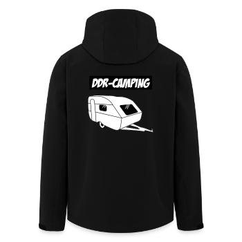 Camping QEK Aero DDR - Veste softshell homme en polyester recyclé Stanley/Stella - noir - Dos - AI Model Male 185 light (185cm)