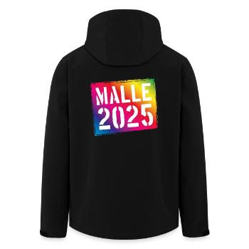 Malle 2025 Colorful Mallorca - Men’s Recycled Softshell Jacket by Stanley/Stella - black - Back - AI Model Male 185 light (185cm)