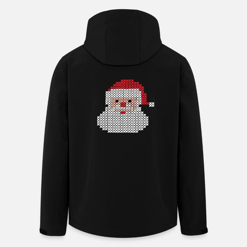 Le père noël - Veste softshell homme en polyester recyclé Stanley/Stella - noir