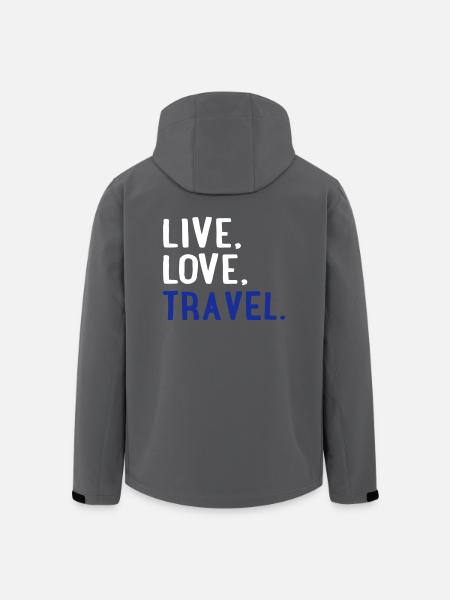 Reisen - Recycelte Männer Softshell-Jacke von Stanley/Stella - Schwarz
