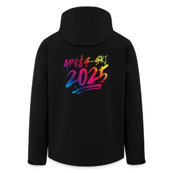Après-ski 2025 Multicolore - Veste softshell homme en polyester recyclé Stanley/Stella - noir - Dos - AI Model Male 185 light (185cm)