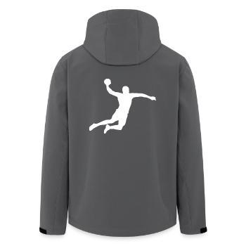 Handball joueurs Handball Club club club - Veste softshell homme en polyester recyclé Stanley/Stella - charbon - Dos - AI Model Male 185 light (185cm)