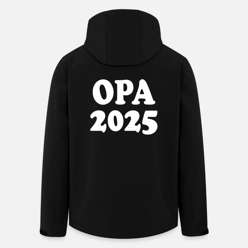 Papy 2025 - Veste softshell homme en polyester recyclé Stanley/Stella - noir