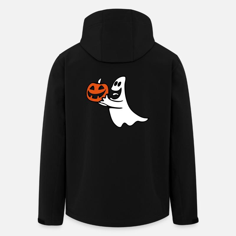 Ghost - Recycelte Männer Softshell-Jacke von Stanley/Stella - Schwarz