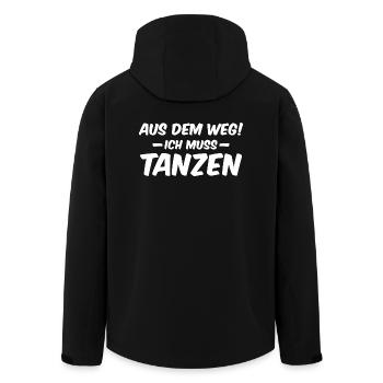 DE LA FAÇON! Je DOIS DANCE Festival Party Shirt - Veste softshell homme en polyester recyclé Stanley/Stella - noir - Dos - AI Model Male 185 light (185cm)