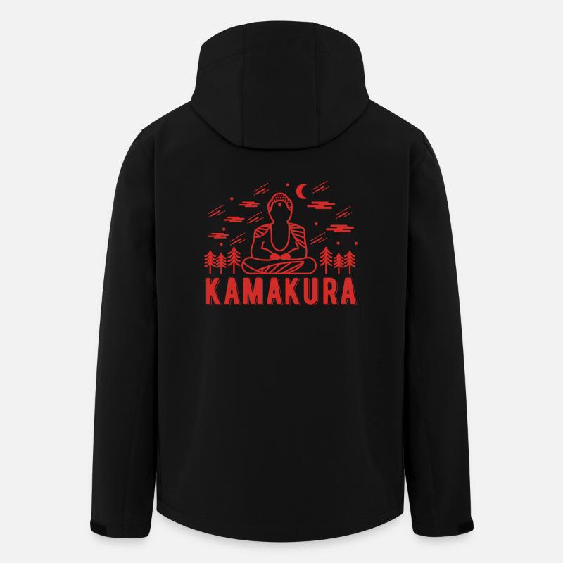 Kamakura - Men’s Recycled Softshell Jacket by Stanley/Stella - black