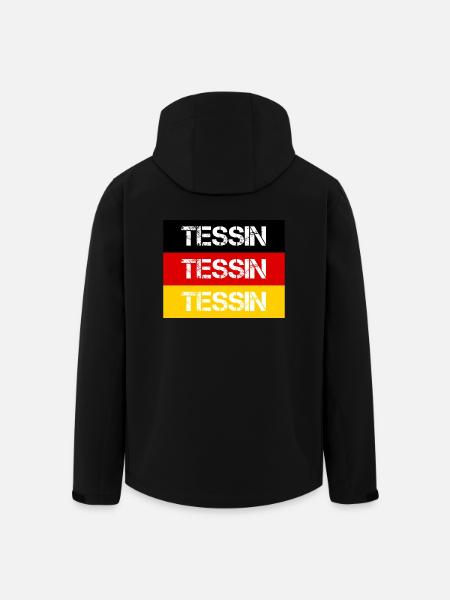 STADT TESSIN, GERMANY - Men’s Recycled Softshell Jacket by Stanley/Stella - black
