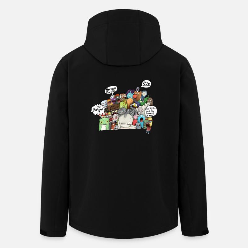 concentration - Veste softshell homme en polyester recyclé Stanley/Stella - noir