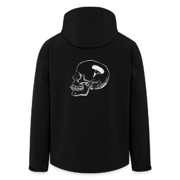 Chemise de parachutiste de cadeau T-shirt de parachutiste - Veste softshell homme en polyester recyclé Stanley/Stella - noir - Dos - AI Model Male 185 light (185cm)