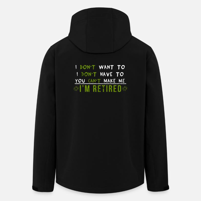 Ruhestand - Recycelte Männer Softshell-Jacke von Stanley/Stella - Schwarz
