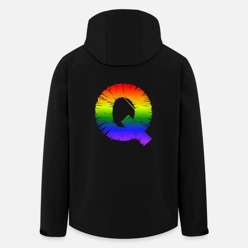 arc-en-Q - Veste softshell homme en polyester recyclé Stanley/Stella - noir