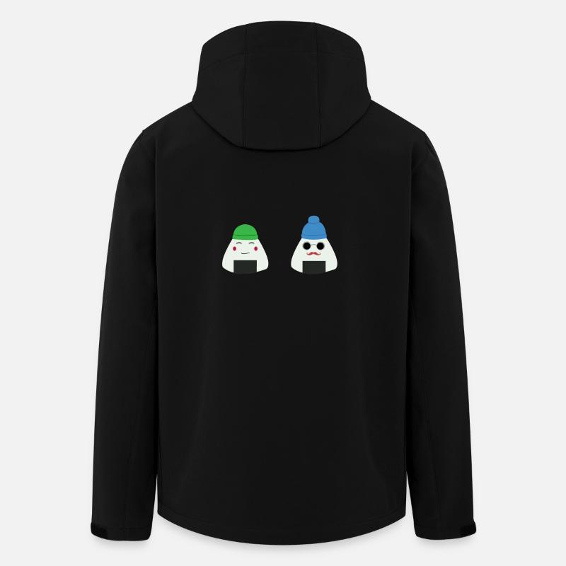 équipe onigiri - Veste softshell homme en polyester recyclé Stanley/Stella - noir