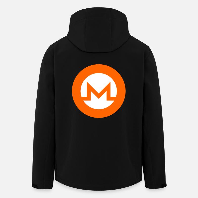 Monero - Recycelte Männer Softshell-Jacke von Stanley/Stella - Schwarz