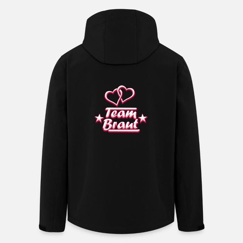 Team Braut - Recycelte Männer Softshell-Jacke von Stanley/Stella - Schwarz