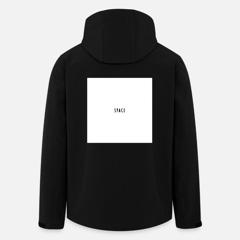 espace - Veste softshell homme en polyester recyclé Stanley/Stella - noir