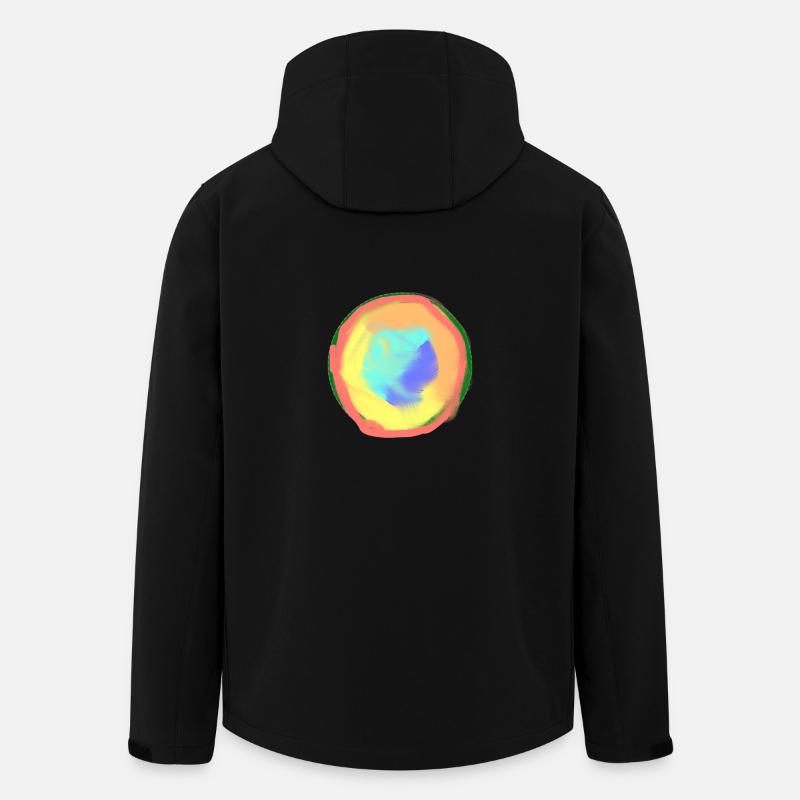 Regenbogen - Recycelte Männer Softshell-Jacke von Stanley/Stella - Schwarz