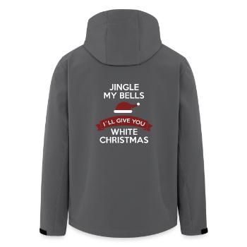 Funny Jingle my Balls for Christmas White - Recycelte Männer Softshell-Jacke von Stanley/Stella - Schwarz - Hinten - AI Model Male 185 light (185cm)
