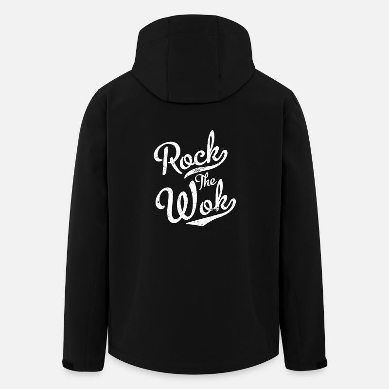 Rock The Wok - Veste softshell homme en polyester recyclé Stanley/Stella - noir