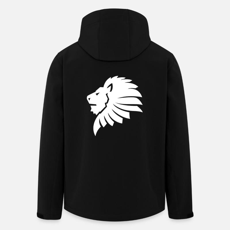 Lion - Veste softshell homme en polyester recyclé Stanley/Stella - noir