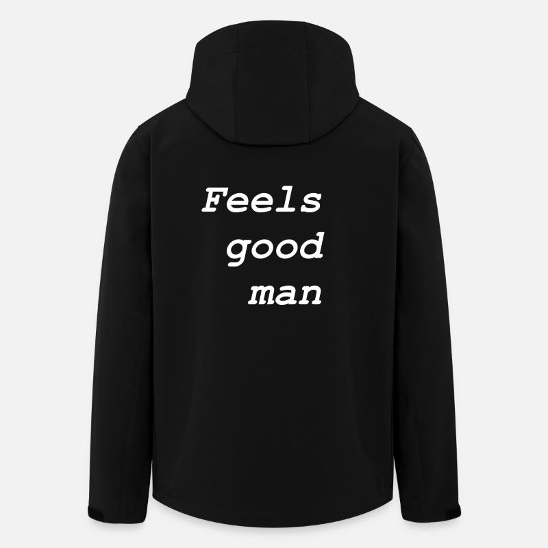 Feels good man - Recycelte Männer Softshell-Jacke von Stanley/Stella - Schwarz