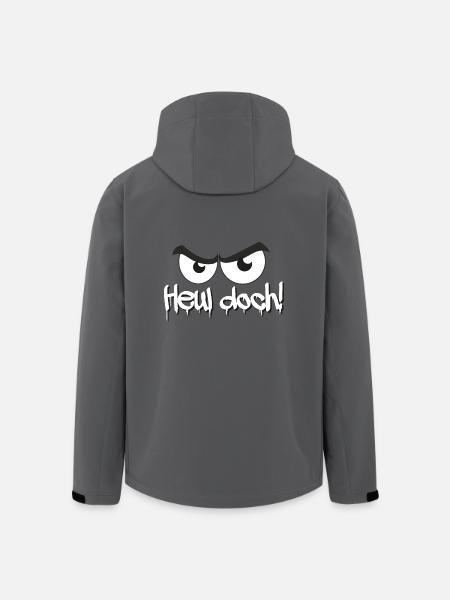 Heul doch! Böser Blick - Recycelte Männer Softshell-Jacke von Stanley/Stella - Schwarz