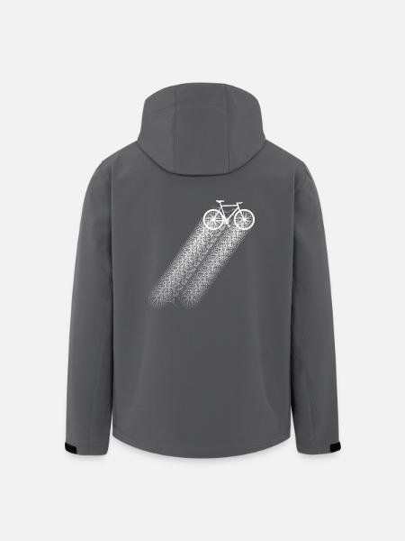 Vélo Cyclotourisme - Veste softshell homme en polyester recyclé Stanley/Stella - noir