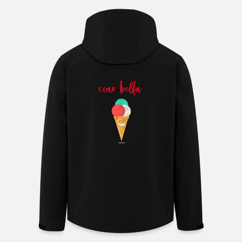 CIAO BELLA - Summertime - Recycelte Männer Softshell-Jacke von Stanley/Stella - Schwarz