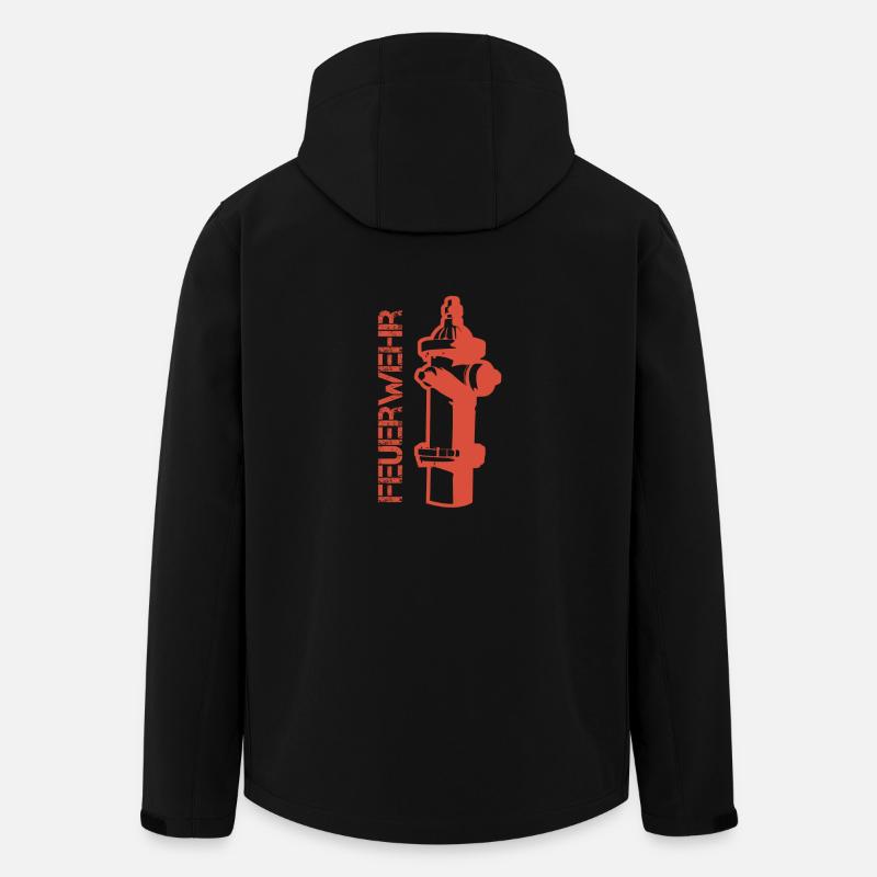 fire brigade - Men’s Recycled Softshell Jacket by Stanley/Stella - black