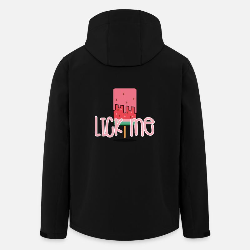 Lick me - Recycelte Männer Softshell-Jacke von Stanley/Stella - Schwarz