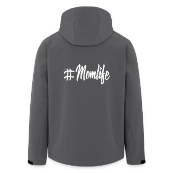 maman maman maman maman maman cadeau maman maman maman - Veste softshell homme en polyester recyclé Stanley/Stella - noir - Dos - AI Model Male 185 light (185cm)