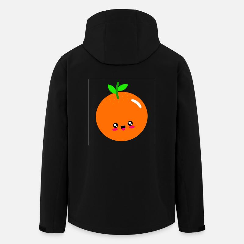 orange - Veste softshell homme en polyester recyclé Discoverer Stanley/Stella - noir