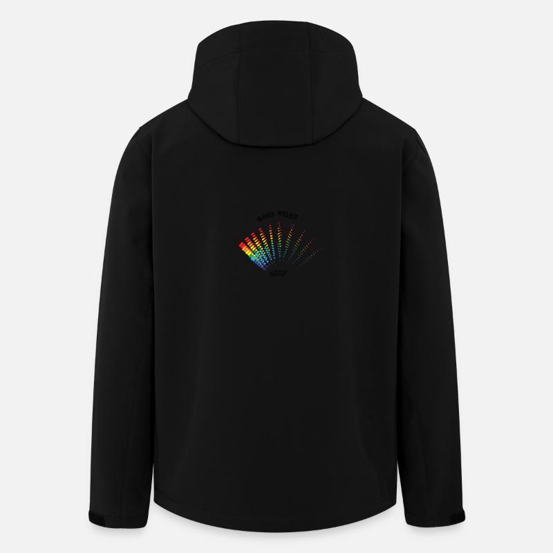 good vibes only - Men’s Recycled Softshell Jacket by Stanley/Stella - black