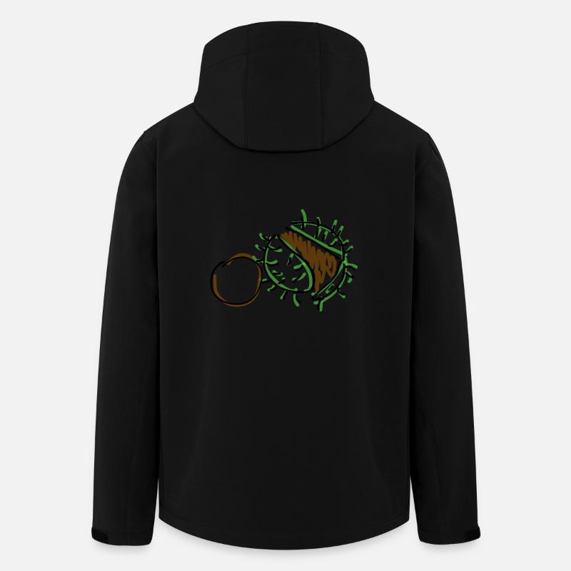 chestnuts - Men’s Recycled Softshell Jacket by Stanley/Stella - black