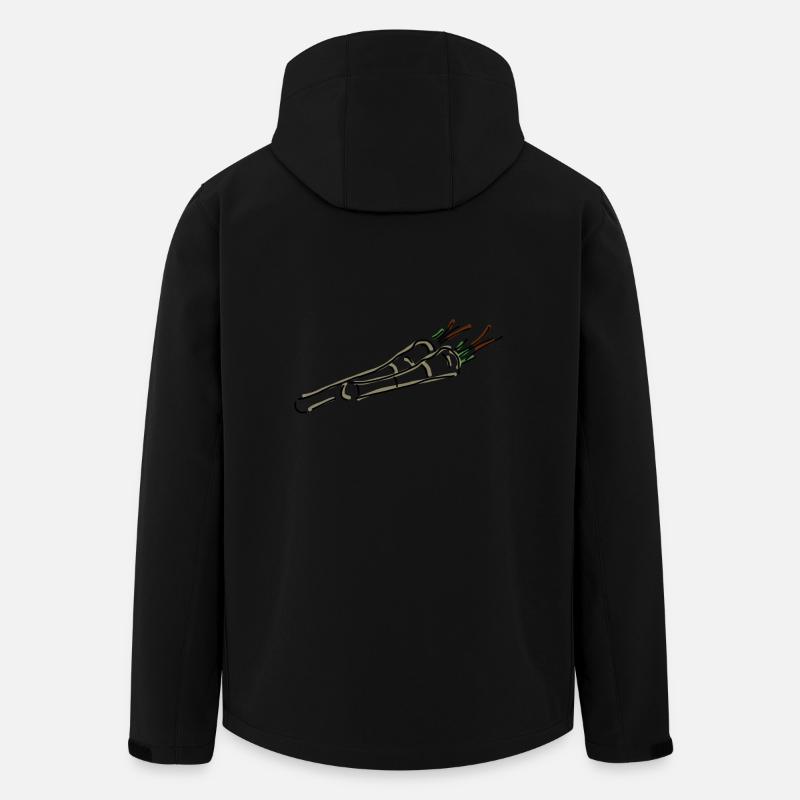 raifort - Veste softshell homme en polyester recyclé Stanley/Stella - noir