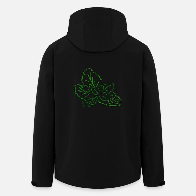 Pfefferminze - Recycelte Männer Softshell-Jacke von Stanley/Stella - Schwarz