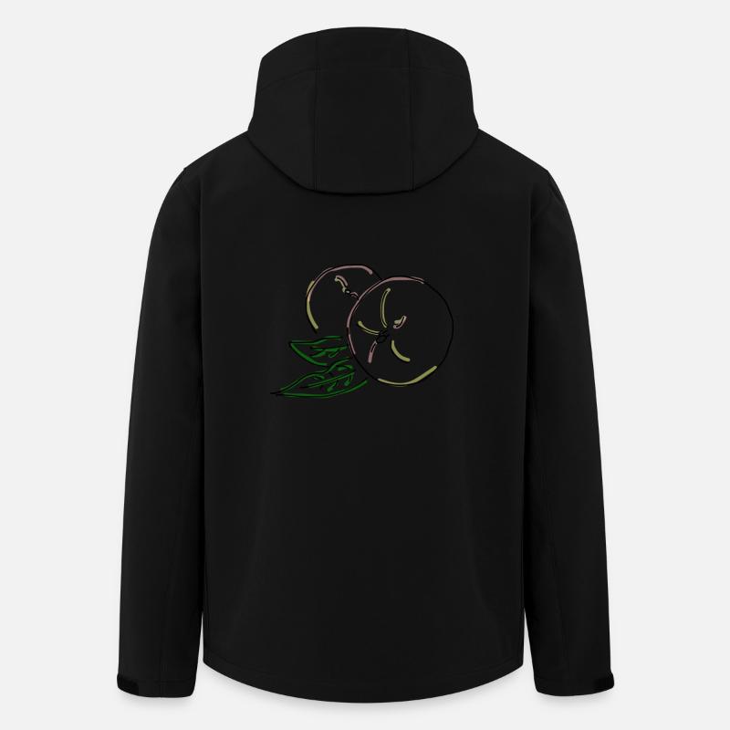 Pfirsich - Recycelte Männer Softshell-Jacke von Stanley/Stella - Schwarz