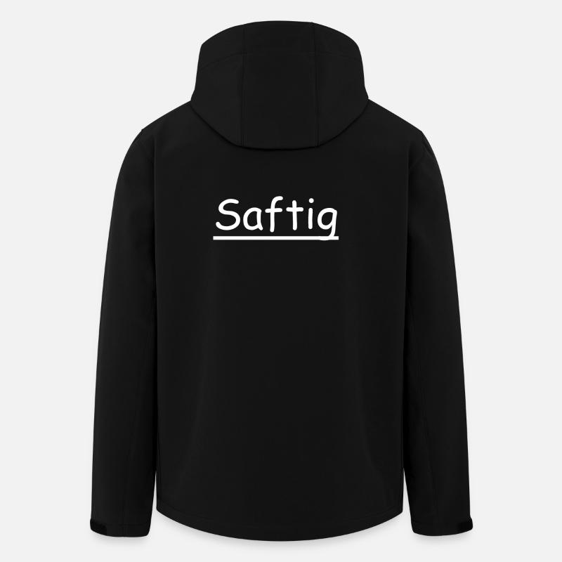 Saftig - Recycelte Männer Softshell-Jacke von Stanley/Stella - Schwarz