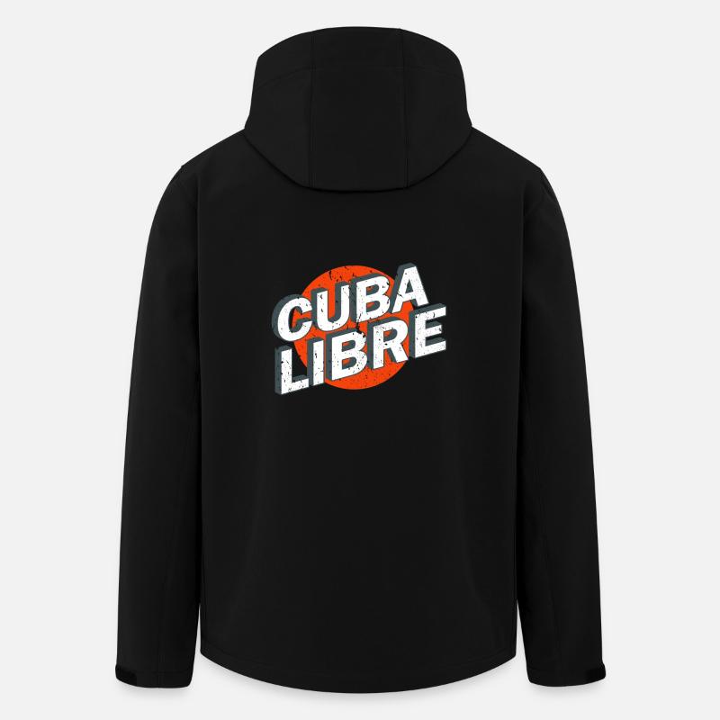 Cuba Libre Retro Poster - Veste softshell homme en polyester recyclé Stanley/Stella - noir
