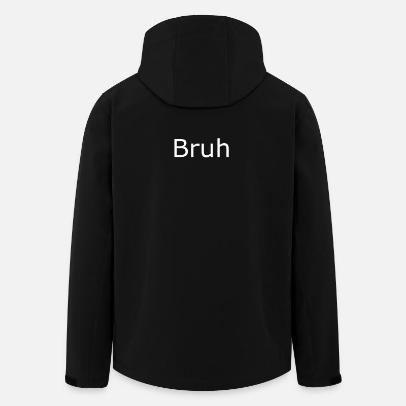 Bruh - Veste softshell homme en polyester recyclé Stanley/Stella - noir