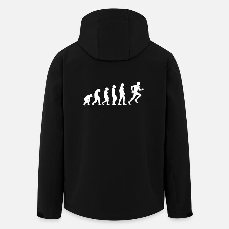 Laufen Evolution - Recycelte Männer Softshell-Jacke von Stanley/Stella - Schwarz