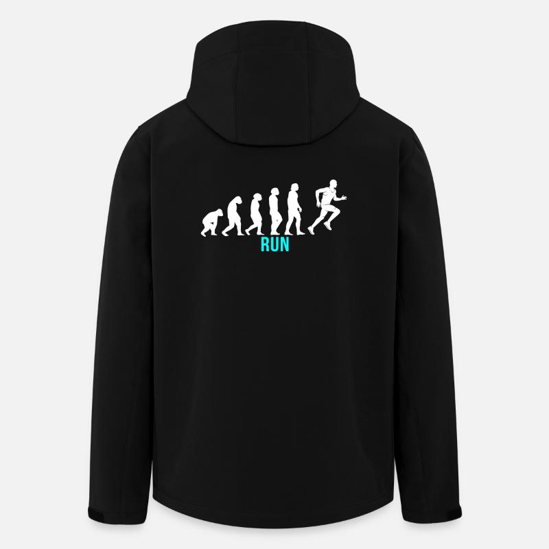 Run Evolution - Recycelte Männer Softshell-Jacke von Stanley/Stella - Schwarz
