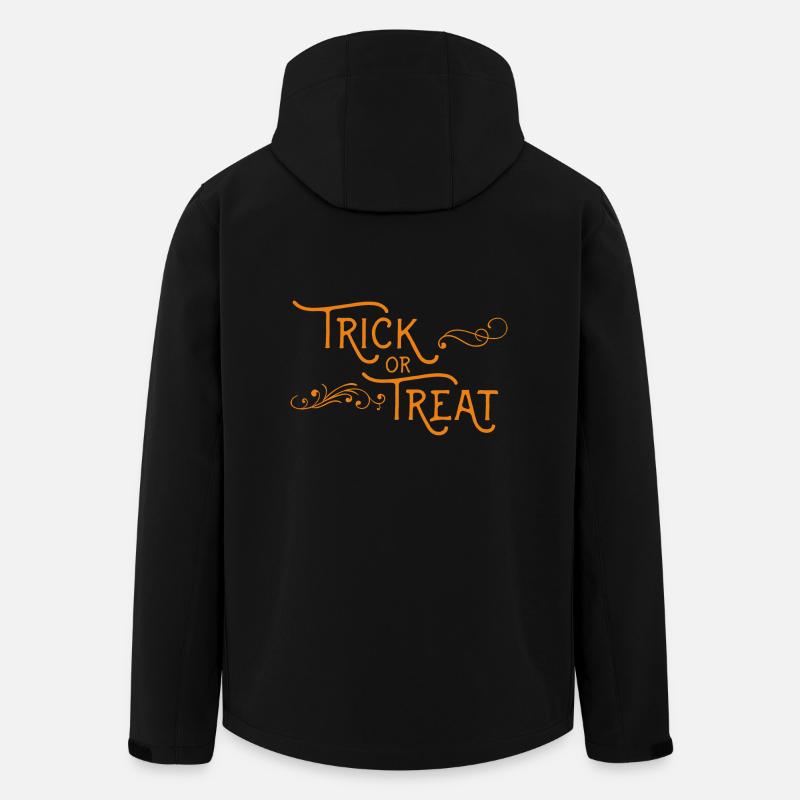 Halloween truc ou traitement - Veste softshell homme en polyester recyclé Stanley/Stella - noir