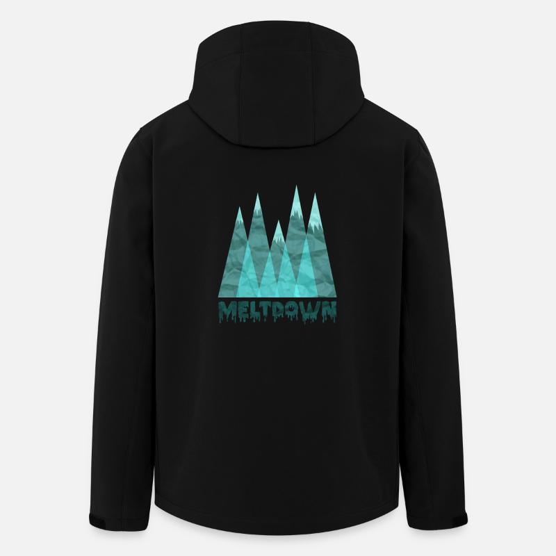 Meltdown - Veste softshell homme en polyester recyclé Stanley/Stella - noir