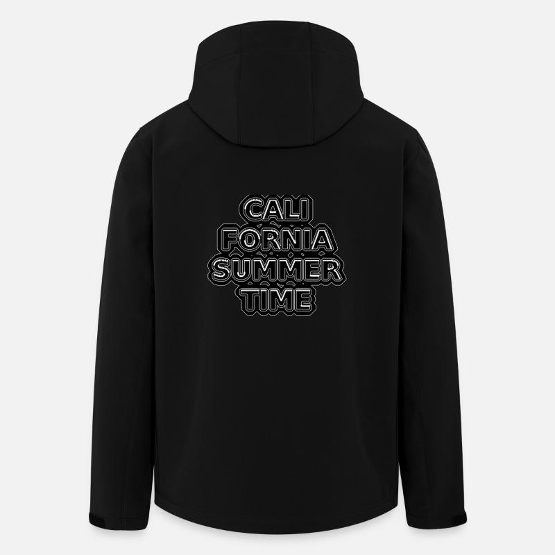 California Summer Time - Recycelte Männer Softshell-Jacke von Stanley/Stella - Schwarz