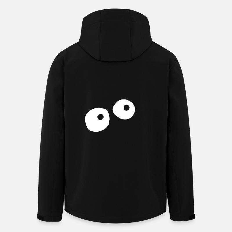 Monster eye - Men’s Recycled Softshell Jacket by Stanley/Stella - black